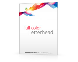 Full Color Letterhead