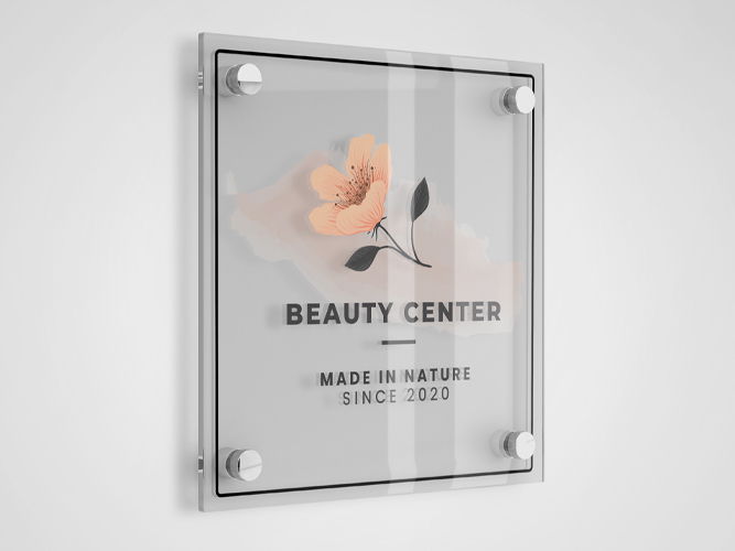 Clear Acrylic Signs