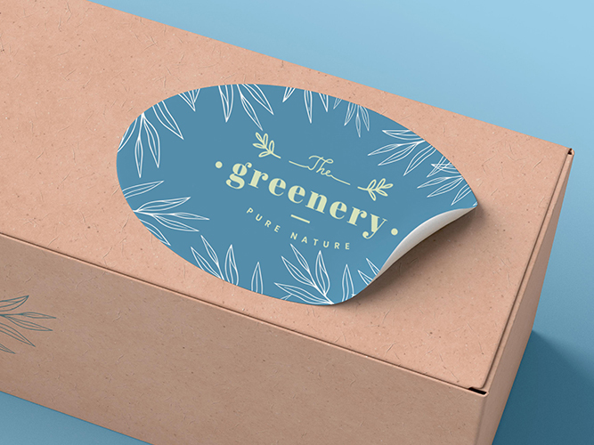 Oval Stickers