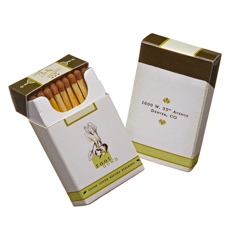 Flip-Top Specialty Matchbox 30-31 Matchsticks (2-inch)