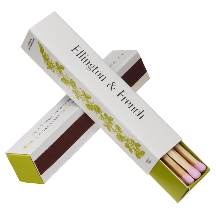 Lipstick Candle Specialty Matchbox 15 Matchsticks (3-inch)