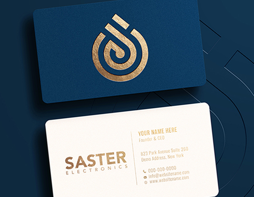 foil business cards