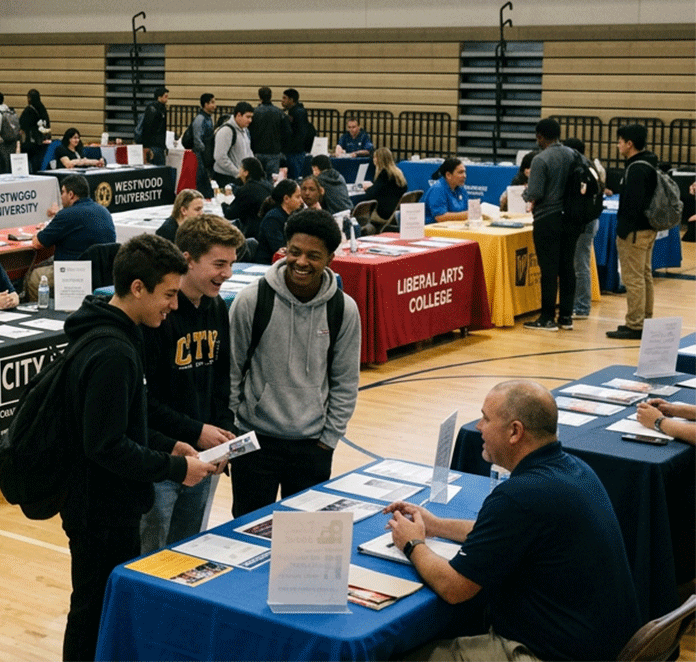 Higher education print materials