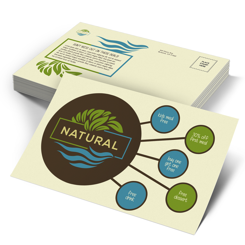 natural postcards