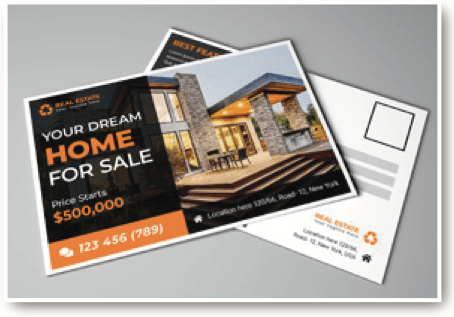 Real Estate Postcards Printing