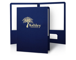 Foil Stamped & Embossed Folders