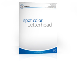 Spot Color Letterhead Printing